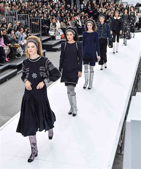 chanel fshion show|Chanel fashion show models.